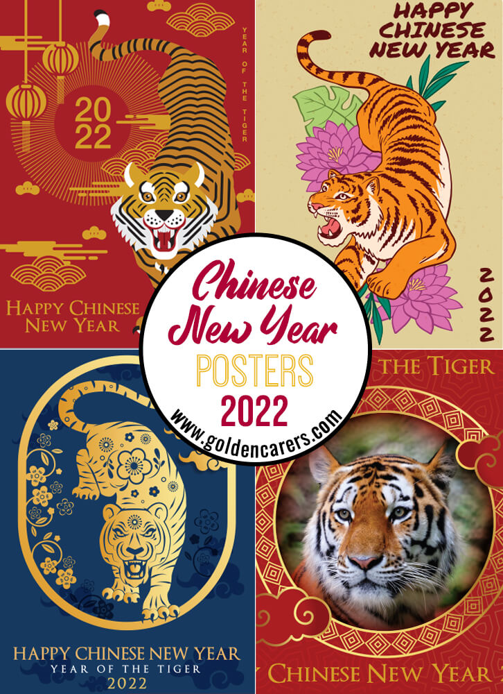 Here are some 2022 Chinese New Year Posters to help you celebrate!